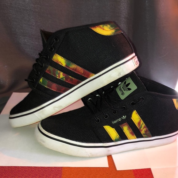 adidas hemp shoes rasta